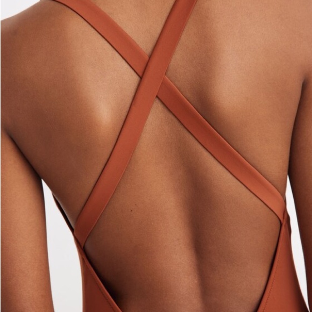Madewell Rust One-Piece Swimsuit - Picture 2 of 12